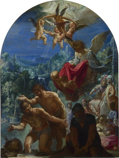 Die Taufe Christi von Adam Elsheimer